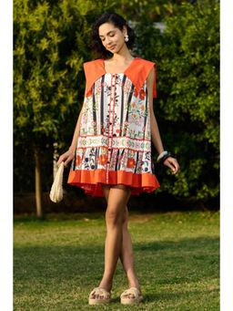Verb - Orange Vriti Mini Dress