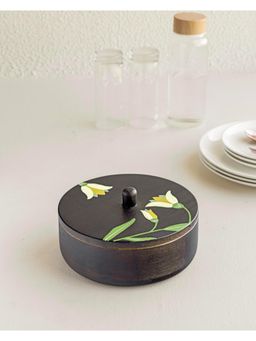 AURUM CRAFTS - Mirra Hand Painted Wooden Roti Box