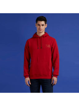 Pepe Jeans - Red Full Sleeve Hooded Hoodie