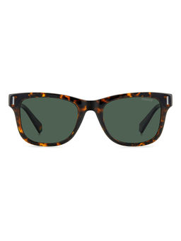 Polaroid - Unisex Green Rectangle Full Rim Sunglass (51)