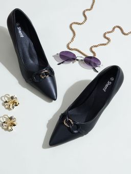 Sherrif Shoes - Women Black Pumps