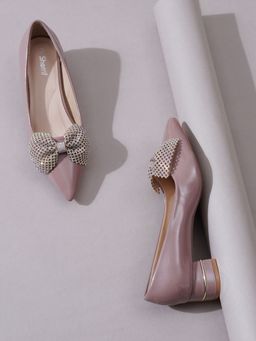 Sherrif Shoes - Women Nude Pumps