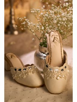 House of Vian - Chandrika Beige Mules