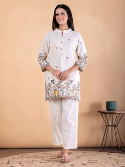 Readiprint - Women Embroidered Pure Cotton Co-Ord Set