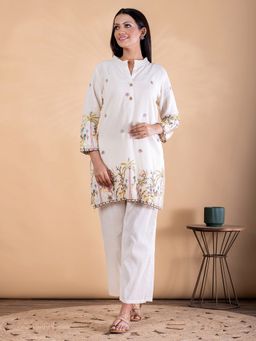 Readiprint - Women Embroidered Pure Cotton Co-Ord Set