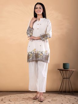 Readiprint - Women Embroidered Pure Cotton Co-Ord Set