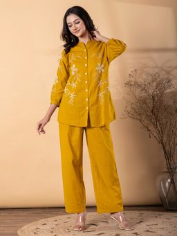 Readiprint - Women Embroidered Cotton Blend Co-Ord Set