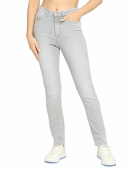 Being Human - Grey Solid Skinny Fit Jeans