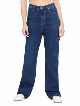 Being Human - Blue Solid Straight Fit Jeans