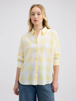 Pepe Jeans - Yellow Checks Relaxed Fit Shirt