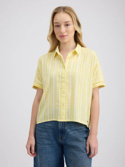 Pepe Jeans - Yellow Stripes Relaxed Fit Shirt