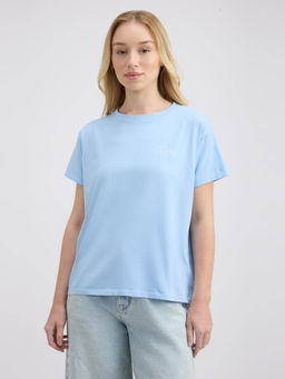 Pepe Jeans - Blue Printed Relaxed Fit T-Shirt