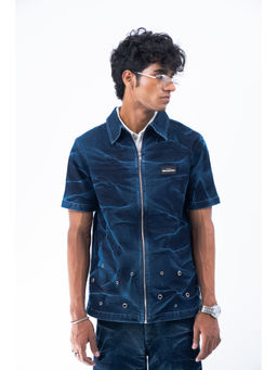 THNWHN - Storm Rider Blue Shirt