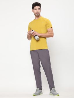Dida - Men's Grey Regular Sports Activewear Track Pant