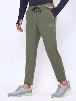 Dida - Men's Olive Regular Sports Activewear Track Pant