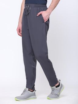 Dida - Men's Grey Regular Sports Activewear Track Pant