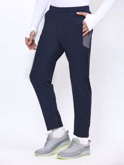 Dida - Men's Navy Blue Regular Sports Activewear Track Pant
