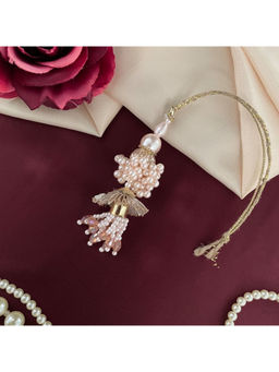 Digital Dress Room - Women Metal Thread Pink Lumba Rakhi