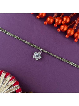 Digital Dress Room - Women Metal Thread Multi-Color Thread Rakhi