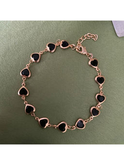 Digital Dress Room - Women Brass Red Bracelet Rakhi