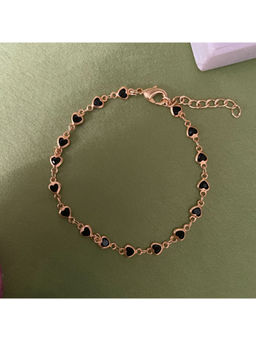 Digital Dress Room - Women Brass Red Bracelet Rakhi