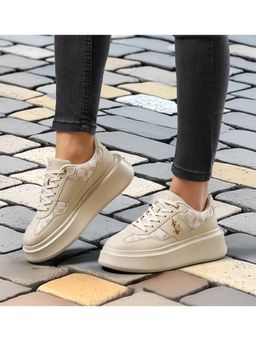 U.S. POLO ASSN. - Marlene 2.0 Women Beige Sneakers