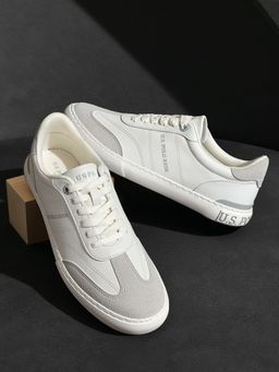 U.S. POLO ASSN. - Gian Stylish Casual Sneakers for Men-Off White