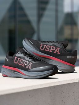 U.S. POLO ASSN. - RAINER runPro Black Running Shoes for Men