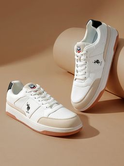 U.S. POLO ASSN. - SIMON 2.0 Stylish White Casual Sneakers for Men