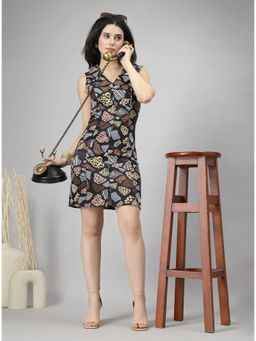 KASSUALLY - Peter Pan Collar Sheath Midi Dress