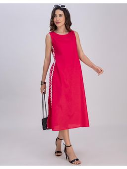 Moomaya - Women'S Printed A-Line Maxi Dress