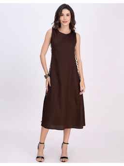 Moomaya - Women'S Printed A-Line Maxi Dress