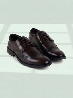 Mochi - Men Brown Formal Brogues