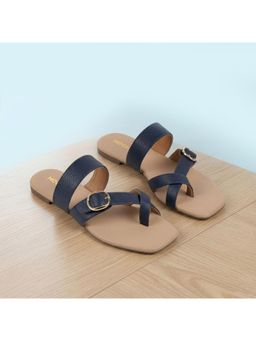 Mochi - Women Navy Blue Casual Flats