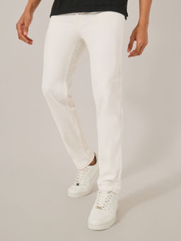 Styli - Men 5 Pocket Regular Fit Jeans White
