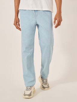 Styli - Men Relaxed Fit Light Blue Jeans