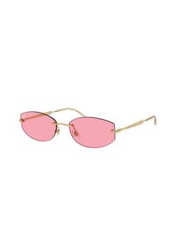 Ray-Ban - Unisex UV Protected Pink Lens Irregular Sunglasses - 0RB3792001/8455