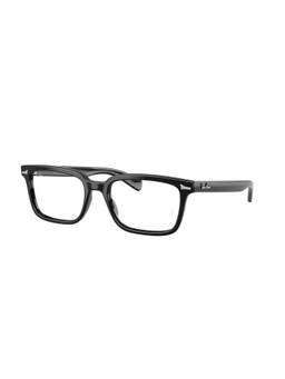 Ray-Ban - Unisex Rectangle Black Frames - 0RX5534200055 (55)