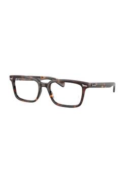 Ray-Ban - Unisex Rectangle Havana Frames - 0RX5534201253