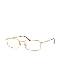 Ray-Ban - Unisex Rectangle Gold colour Frames - 0RX6557250054