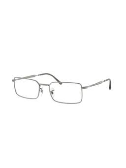 Ray-Ban - Unisex Rectangle Gunmetal Frames - 0RX6557250254