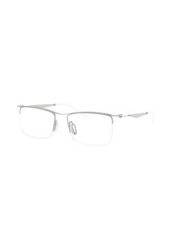 Ray-Ban - Unisex Rectangle Silver colour Frames - 0RX7554321655 (55)