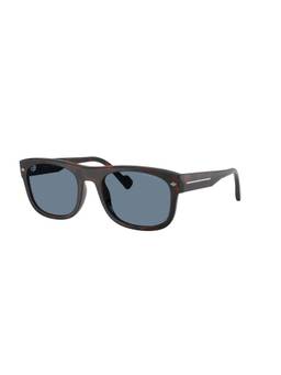 Vogue Eyewear - Men Polarized Blue Lens Irregular Sunglasses - 0VO5754S23862V53