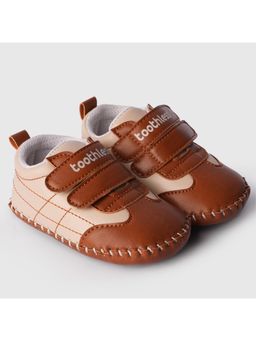 toothless - Tan-Beige Baby Boy Booties