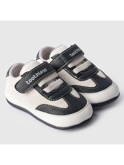 toothless - Boys White Breathable Mesh Cushioned Comfort Booties