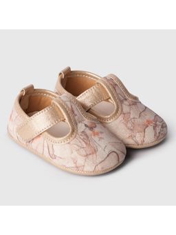 toothless - Girls Decorative Golden Booties