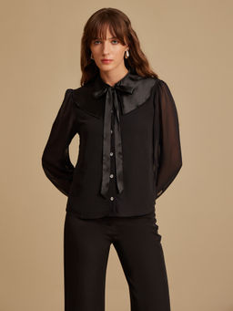 Kazo - Black Ida Solid Top