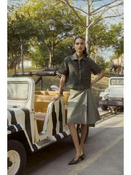 Muvazo - Olive Mehreen Moss Shirt