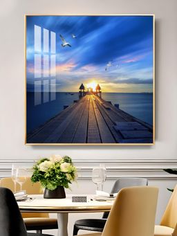 The Next Decor - Sunset Vision Glass Finish Square Wall Art