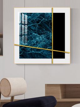 The Next Decor - Celestial Fusion Glass Finish Square Wall Art